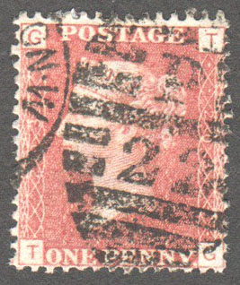 Great Britain Scott 33 Used Plate 203 - TG - Click Image to Close